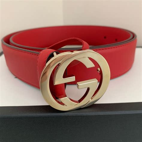 gucci skinny belt red|reversible Gucci belt women's.